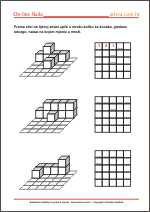 Napravi raspored kocki - Prostorni plan - Vizualno prostorna orijentacija