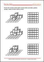 Napravi raspored kocki - Prostorni plan - Vizualno prostorna orijentacija