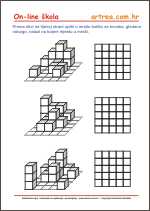 Prostorni plan - Napravi raspored kocki - 3D vizualizacija