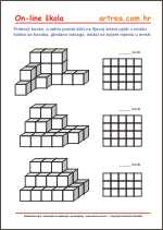 Prostorni plan - Napravi raspored kocki - 3D vizualizacija