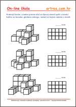 Prostorni plan - Napravi raspored kocki - 3D vizualizacija