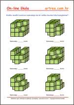 Prostorni plan - Napravi raspored kocki - 3D vizualizacija