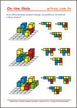 Prostorni plan - Napravi raspored kocki - 3D vizualizacija