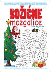 Božićne mozgalice Radni listovi za djecu za razvoj koncentracije, pažnje, zapažanja, motorike