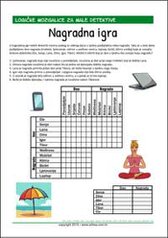 Nagradna igra - Logička mozgalica za djecu Logička mozgalica za djecu s rješenjem - Integram PDF listić za ispis