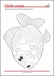 Vježbe rezanja - razvoj fine i grube motorike kod djece, te koordinacije oko-ruka