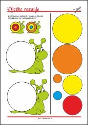 Vježbe rezanja - razvoj fine i grube motorike kod djece, te koordinacije oko-ruka