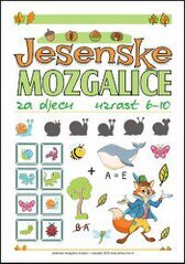 Jesenske mozgalice za djecu 52 stranice s logičkim zadacima, zagonetkama i mozgalicama u PDF formatu za ispis na pisač.