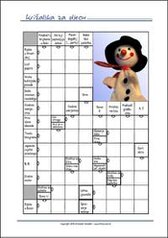 Besplatna  križaljka za djecu - Ispiši listić