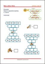 Piramide - Brojevni zid - Djelitelji i višekratnici - Matematika 5. razred