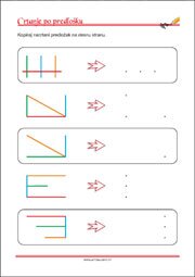Crtanje prema predlošku - uvježbavanje grafomotorike, percepcije i koordinacije oko-ruka