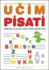 Učim pisati vježbenica za pisanje velikih i malih tiskanih slova