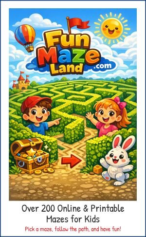 Online & Printable Mazes for Kids