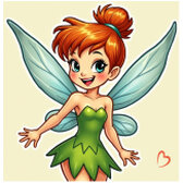 Online blok slagalica za djecu Tinker Bell - Besplatne Online Blok Puzzle za djecu