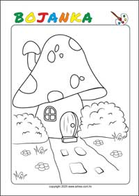 Bojanka za djecu - besplatni listići za ispisivanje u PDF obliku