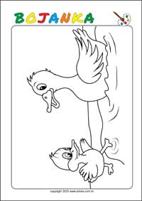 Bojanka za djecu - besplatni listići za ispisivanje u PDF obliku