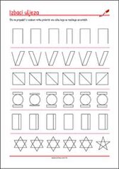 Prekriži ono što ne pripada! - radni listići za percepciju i koncentraciju za djecu