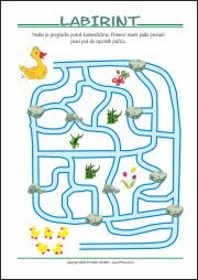 Pronađi put - Zabavni labirinti za djecu od 5 godina