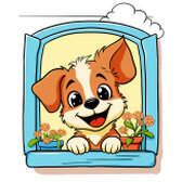 Slatki psić Online slagalica za djecu Besplatna Online Igra Puzzle za djecu