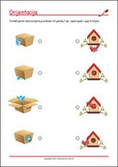 Orijentacija - Prijedlozi - radni listići za percepciju i koncentraciju za djecu