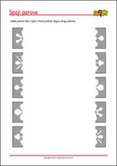 Pronađi jednake slike! - radni listići za percepciju i koncentraciju za djecu