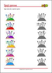 Pronađi jednake slike! - radni listići za percepciju i koncentraciju za djecu
