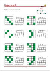 Prepoznaj i kopiraj uzorak - radni listići za percepciju i koncentraciju za djecu