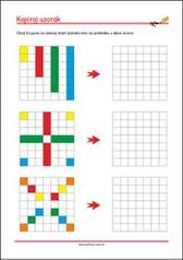 Prepoznaj i kopiraj uzorak - radni listići za percepciju i koncentraciju za djecu