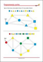 Prepoznaj obrazac i nastavi niz - radni listići za percepciju i koncentraciju za djecu