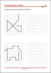 Prepoznaj i kopiraj uzorak - radni listići za percepciju i koncentraciju za djecu