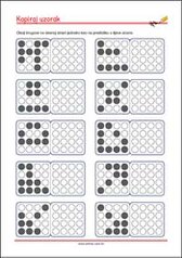 Prepoznaj i kopiraj uzorak - radni listići za percepciju i koncentraciju za djecu