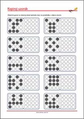Prepoznaj i kopiraj uzorak - radni listići za percepciju i koncentraciju za djecu