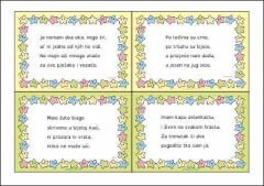 Zagonetke za djecu Zagonetke za djecu u rimi u obliku PDF kartica za ispis.