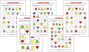 Slikovni sudoku za djecu Slikovni sudoku za djecu - logičke mozgalice kao besplatni PDF listići za ispis.