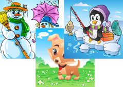Puzzle za djecu Besplatne online puzzle za djecu od lakog do težeg nivoa.