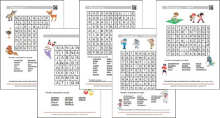 Osmosmjerke za djecu Besplatne osmosmjerke za predškolski i školski uzrast u PDF obliku za ispis.