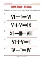 Igre sa šibicama - rimski brojevi